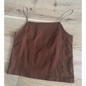 Linen Blend Cami Top